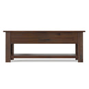 Monroe - Rectangular Coffee Table With Drawers - Brown by HouseOfZazla