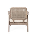 Set of 2 Outdoor Acacia Wood Patio Club Chairs with Waterproof Cushions by HouseOfZazla