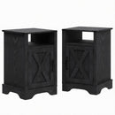Farmhouse Nightstand, Charging Station & Storage by HouseOfZazla