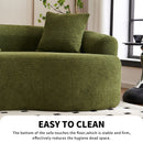 4 Seater Sofa With Fabric, 30D, 60 Hardness Full Sponge, 4 Pillow For Living Room, Home Furniture Sleeper Sectional Sofa For Apartment by Unique Piece Furniture