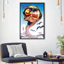 Fear and Loathing White Canvas