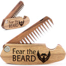 Wooden Beard Comb – Fear the Beard