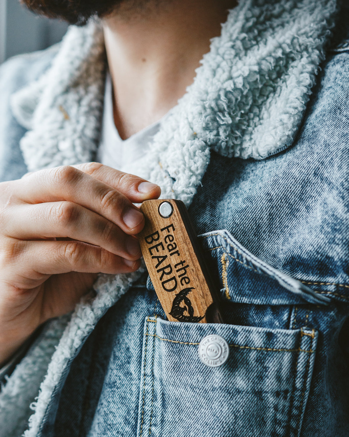 Wooden Beard Comb – Fear the Beard, photo 7 of 14
