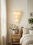 Feather Crystal Wall Lamp