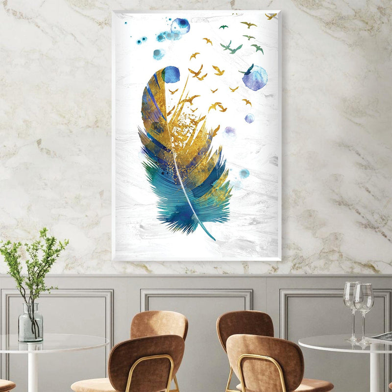 Feathered Strokes Canvas