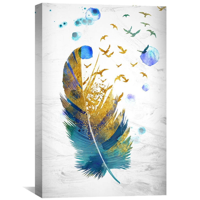 Feathered Strokes Canvas