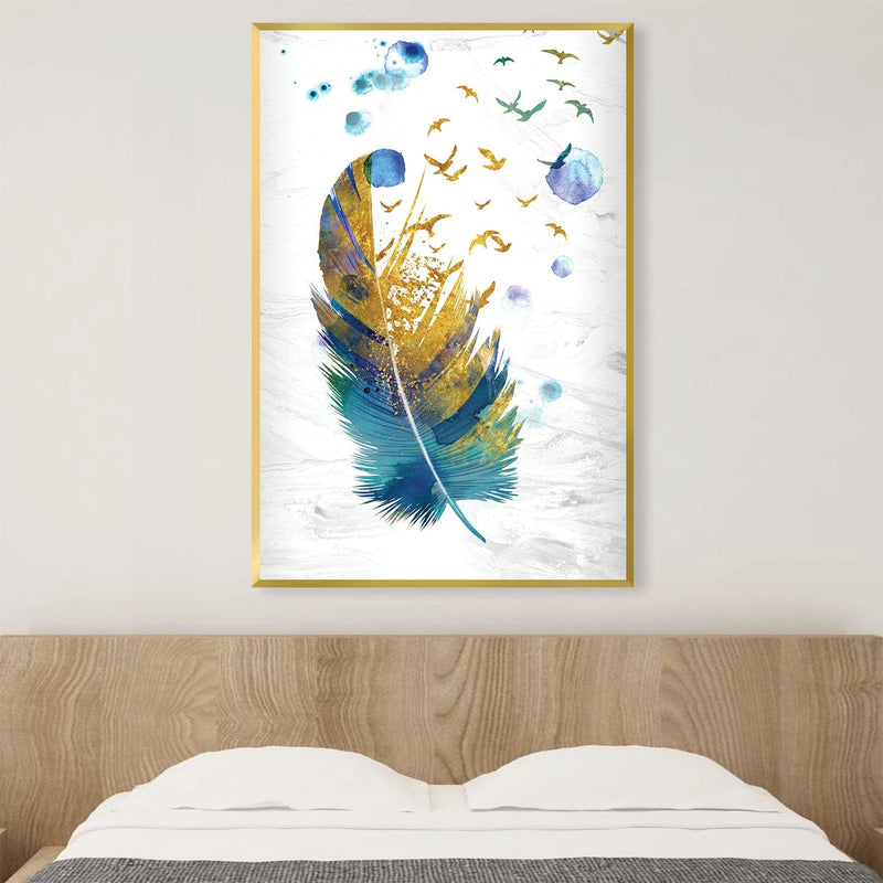 Feathered Strokes Canvas