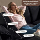 Modern Comfy Deep Seat Modular Sectional Sofa Cloud Couch With Ottoman by Unique Piece Furniture