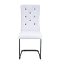 Alligator Skin Upholstered Dining Chairs