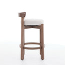 Set of 2 Swivel Counter Stools with Mid-Century Modern Design by HouseOfZazla