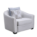 Mahler II - Chair With 2 Pillows - Beige Linen by Unique Piece Furniture