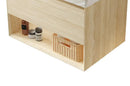 FRIGGA 30" Wall-Mounted Cabinet with One Drawer and Open Shelf by HouseOfZazla