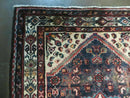 3' 6" X 10' 3" Antique Handmade Turkish Wool Runner Rug