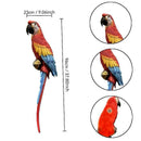 Hanging Scarlet Macaw Parrot Statue
