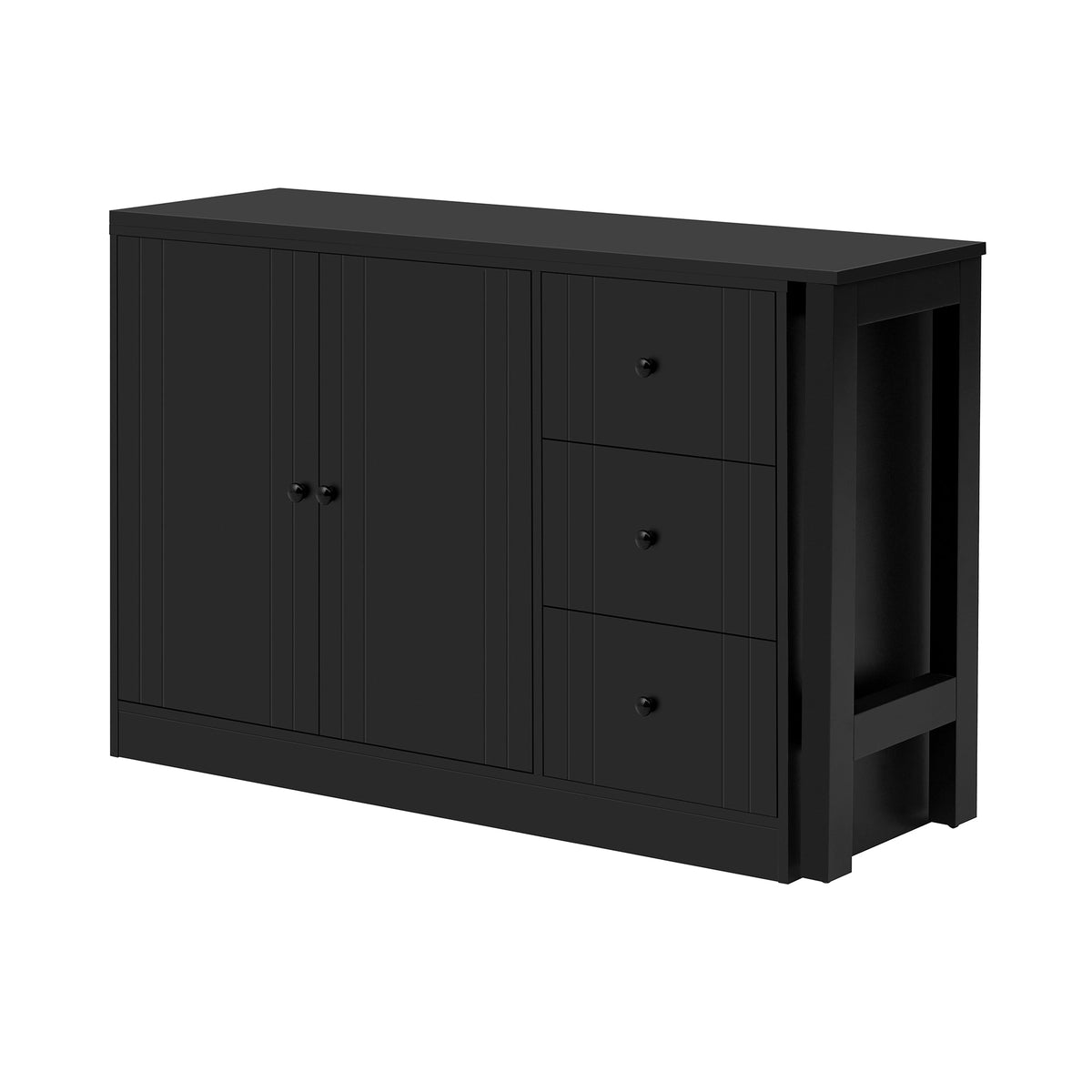 U Style 89.7'' Wooden Sideboard with Extendable Table, photo 10 of 10
