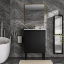 Bathroom Vanity With Ceramic Sink, Floor-Standing Design, Soft-Closing Drawers by HouseOfZazla