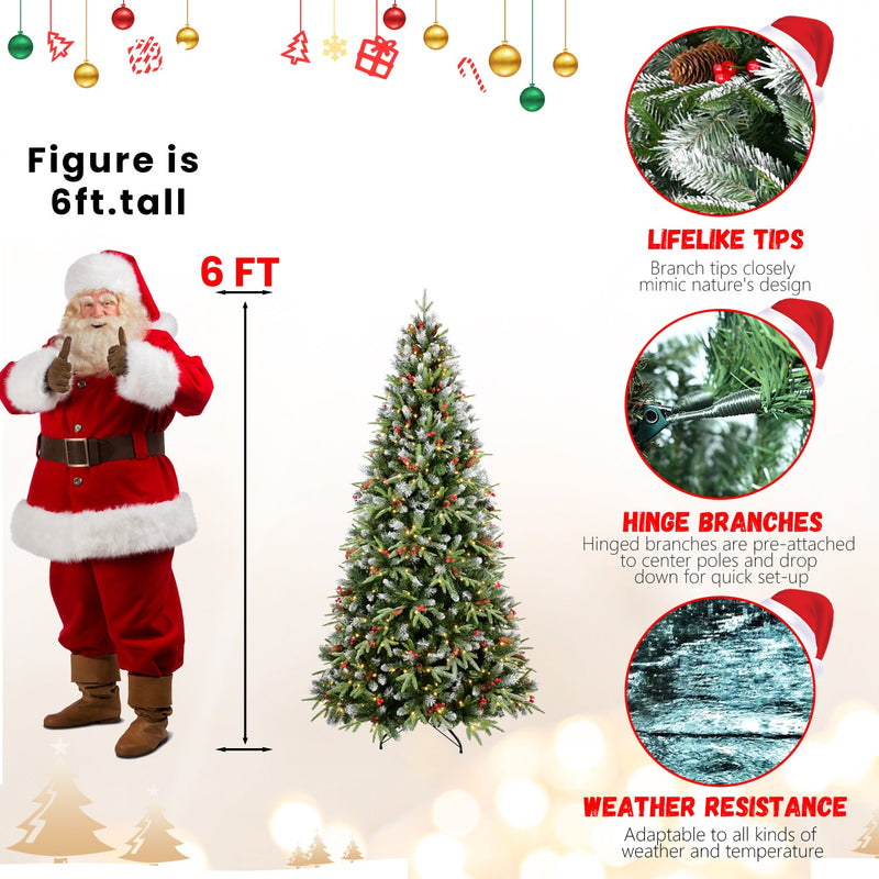 5FT Christmas Tree with 250 Warm Lights, photo 7 of 10