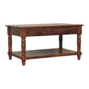 Turned Legs Drawer Table by Unique Piece Furniture