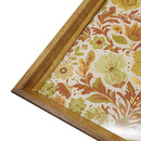Set of 2 Square Acacia Wood Mirrored Trays