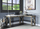 Talmar - Marble Top & Rustic Writing Desk With Lift Top - Oak by HouseOfZazla