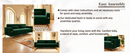 FX-P18-RG2(SOFA) Luxury Emerald by HouseOfZazla
