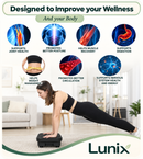 LX18 Vibration Plate, Charcoal Black