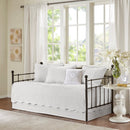 6 Piece Reversible Scalloped Edge Daybed Cover Set