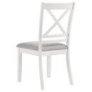 Evanston - Cross Back Dining Side Chair (Set of 2) - White