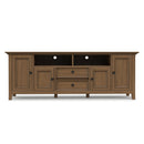 Amherst - Wide TV Media Stand - Rustic Natural Aged Brown
