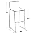 Mara - Contemporary Upholstered Barstool (Set of 2)