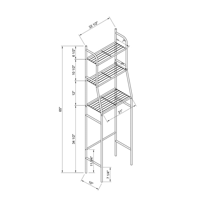 Bath Etagere White