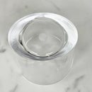 Halo - Leading Ware Oval Acrylic Glasses (Set of 4) Dof, Bpa Free, 12Oz Plastic Drinkware - Clear by HouseOfZazla