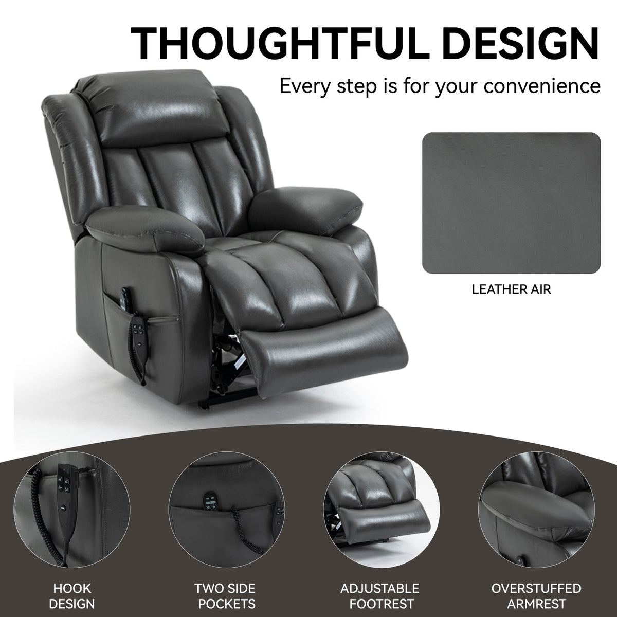 Dual Motor Electric Recliner Chair, photo 10 of 10