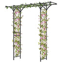 6.8 Feet Garden Arbor with Trellises for Climbing Plant Vine Rose by LJGDeals