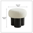 Versatile Mushroom Stool With Cushion by Unique Piece Furniture