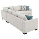 Radison - Upholstered Sectional Sofa With Hidden Sleeper - Greige by HouseOfZazla