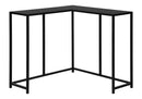 Corner Accent Console Table For Entryway, Contemporary & Modern - Black