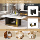 Small Square Coffee Table With End Table (Set of 2) by HouseOfZazla