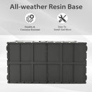 150 Gallon Outdoor Storage Deck Box - Waterproof and Lockable