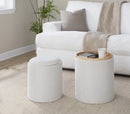 Contemporary Nesting Ottoman Set in by HouseOfZazla