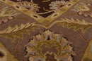 8' x 10' Handmade Wool Traditional Oriental Area rug 8x10 Traditional Brown