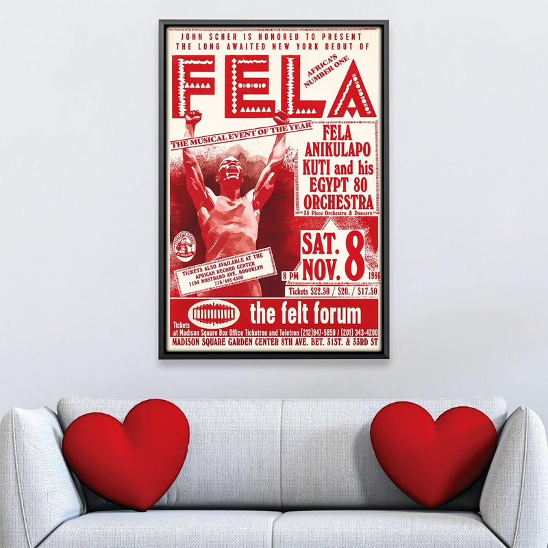 Fela Kuti New York Canvas