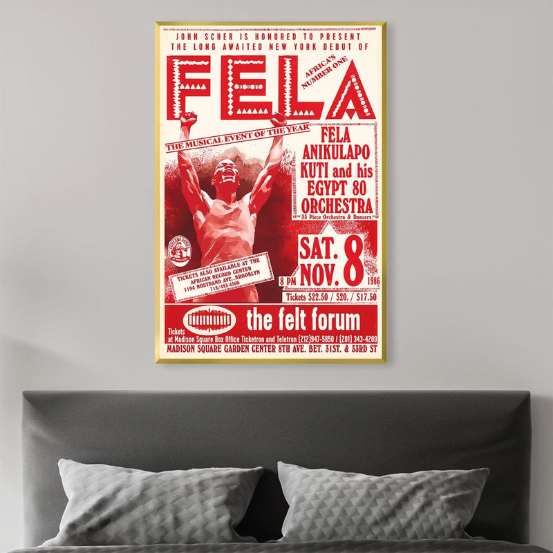 Fela Kuti New York Canvas