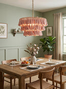 Fela Fabric Tassel Chandelier