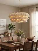 Fela Fabric Tassel Chandelier