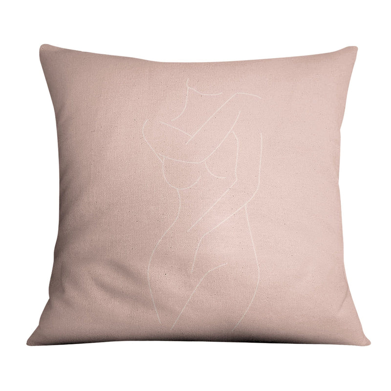 Female Line Art A Cushion