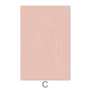 Female Line Art Canvas