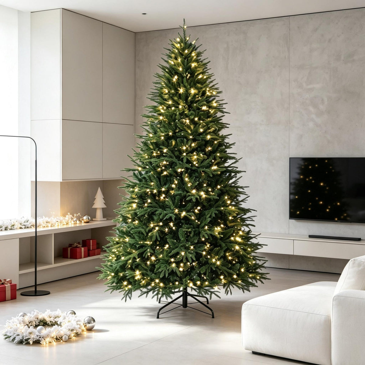 Festive Easy-Setup Artificial Christmas Tree, photo 9 of 9