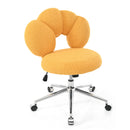 360Swivel Height Adjustable,Swivel Chair,Teddy fabric,home office chair