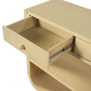 Console Table With 3 Soft Close Drawers & 2 Open Shelves by HouseOfZazla